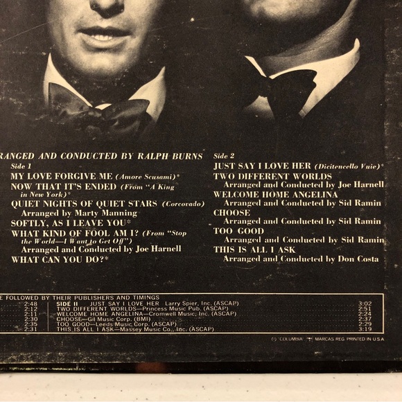 12” LP Vinyl Record ROBERT GOULET My Love Forgive Me - Picture 3 of 8